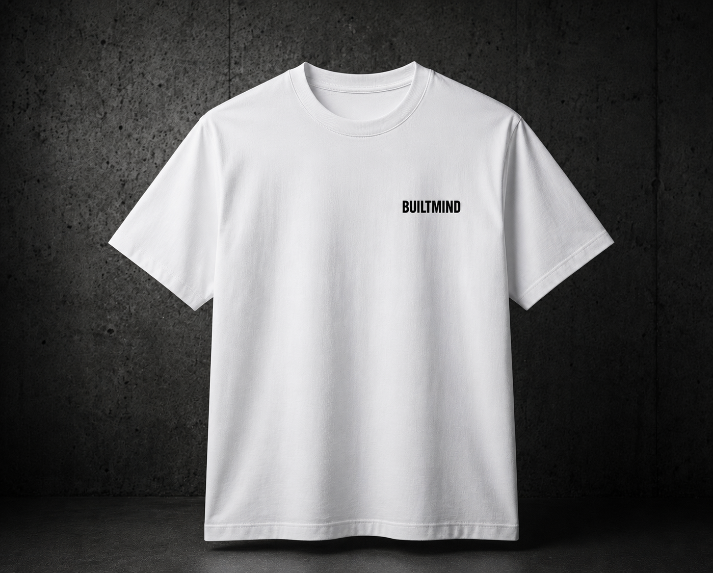 BuiltMind Essential Tee – White