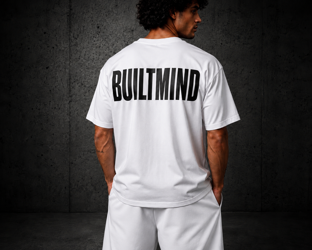 BuiltMind Essential Tee – White